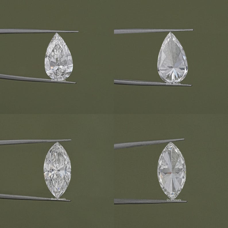 Mix Shape & Size Lab Grown Loose Diamond, 1 To 5 Ct GIA Certified Each Diamond, GH-VS Clarity Diamond, Exclusive Diamond For Custom Jewelry
