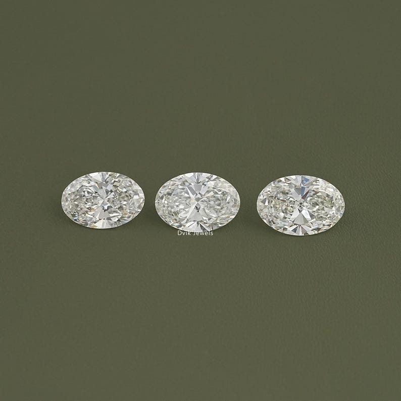 IGI Certified Oval Cut Lab Grown Diamond, EF-VS Clarity Solitaire Diamond, Loose Diamond For Jewelry Making, Loose Diamond For Custom Ring