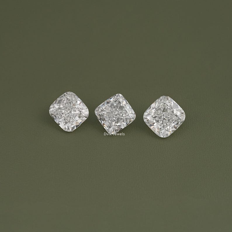 11.00 To 15.00 CT Square Cushion Cut Lab Grown Diamond, Handcrafted Diamond For Custom Jewelry, Eco Friendly IGI Certified Loose Diamond