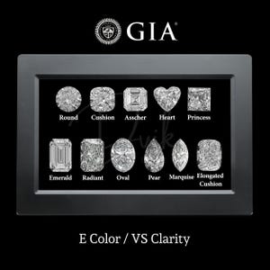 Multi Shape GIA Certified Loose Lab Diamond, Solitaire Loose Diamond In Various Shape,  Diamonds For Custom Ring, EF- VS Clarity Diamond