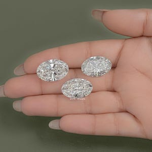 IGI Certified Oval Cut Lab Grown Diamond, EF-VS Clarity Solitaire Diamond, Loose Diamond For Jewelry Making, Loose Diamond For Custom Ring