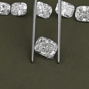 Eco Friendly Elongated Cushion Loose Diamond, Lab Grown Diamond Jewelry For Custom Gift, CVD Diamond Wedding Ring For Personalized Gift