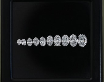 Oval Cut Lab Diamond For Personalized Jewelry, Solitaire Lab Grown Diamond, EF/VS Clarity Loose Diamond, Diamond For Vintage Style Jewelry