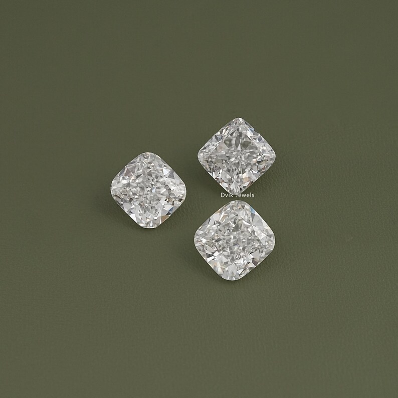 11.00 To 15.00 CT Square Cushion Cut Lab Grown Diamond, Handcrafted Diamond For Custom Jewelry, Eco Friendly IGI Certified Loose Diamond