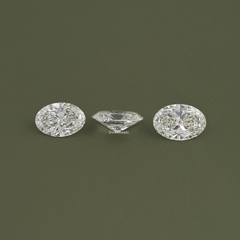 IGI Certified Oval Cut Lab Grown Diamond, EF-VS Clarity Solitaire Diamond, Loose Diamond For Jewelry Making, Loose Diamond For Custom Ring