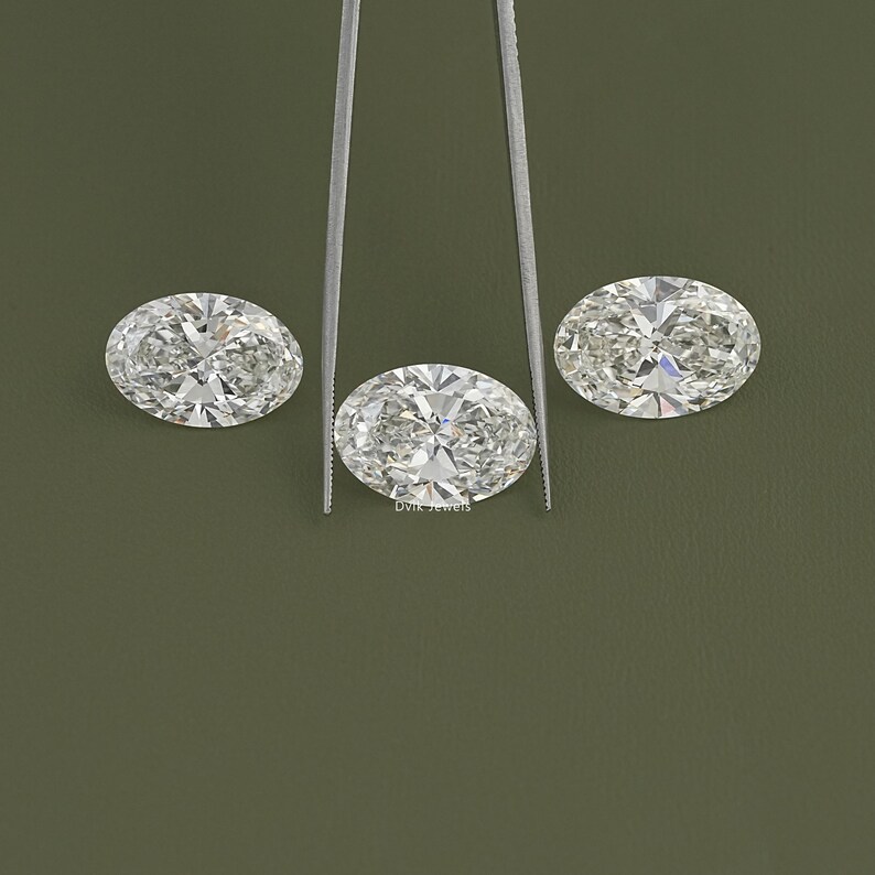 IGI Certified Oval Cut Lab Grown Diamond, EF-VS Clarity Solitaire Diamond, Loose Diamond For Jewelry Making, Loose Diamond For Custom Ring