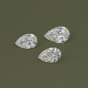 Pear Cut IGI Certified Lab Diamond, Solitaire Loose Handcrafted Diamond,  EF-VS Clarity Diamond, Loose Stone For Personalized Jewelry Making