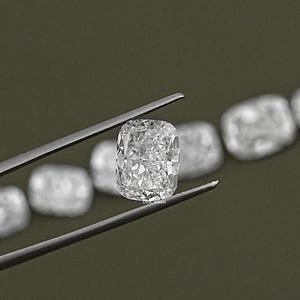 Eco Friendly Elongated Cushion Loose Diamond, Lab Grown Diamond Jewelry For Custom Gift, CVD Diamond Wedding Ring For Personalized Gift