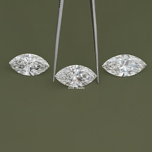 IGI Certified Marquise Cut Lab Grown Diamond, 11.00 To 15.00 Carat Loose Diamond For Wedding Gift, Conflict Free Diamond For Custom Jewelry