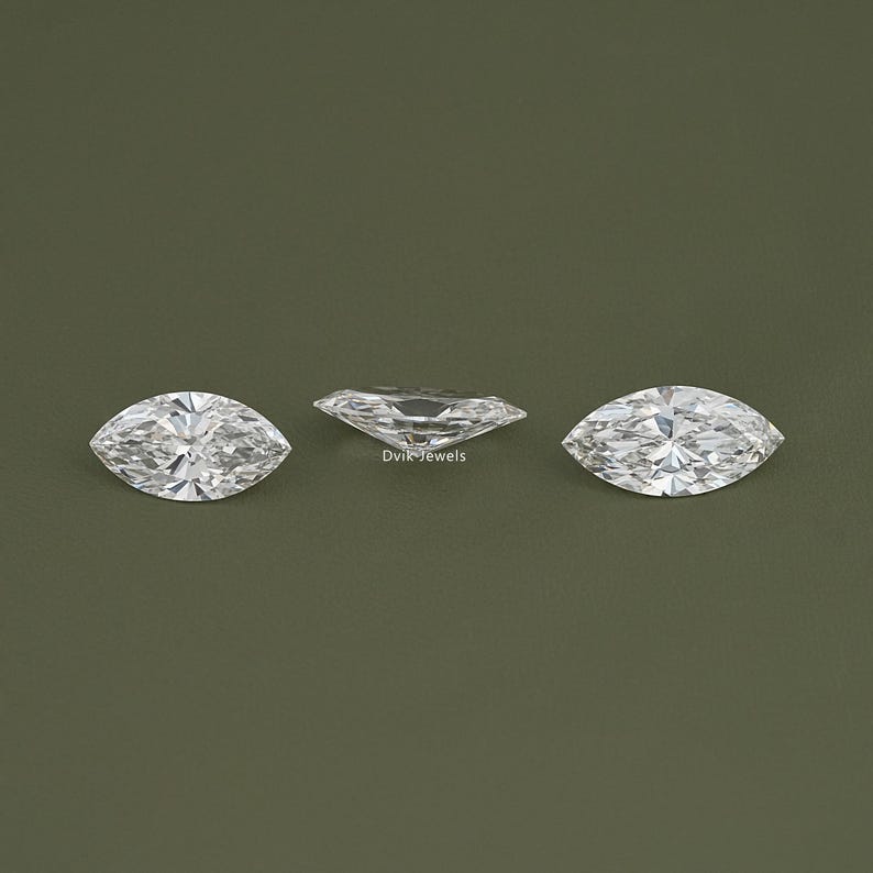 IGI Certified Marquise Cut Lab Grown Diamond, 11.00 To 15.00 Carat Loose Diamond For Wedding Gift, Conflict Free Diamond For Custom Jewelry