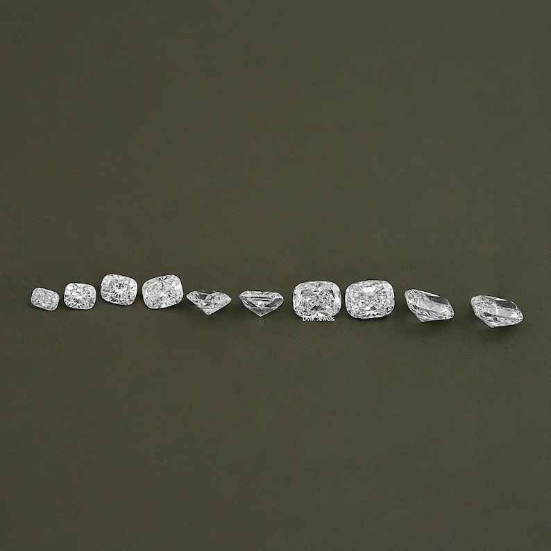Eco Friendly Elongated Cushion Loose Diamond, Lab Grown Diamond Jewelry For Custom Gift, CVD Diamond Wedding Ring For Personalized Gift