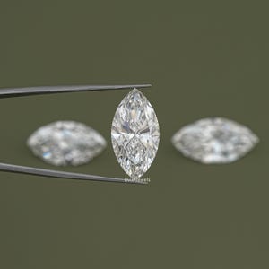 IGI Certified Marquise Cut Lab Grown Diamond, 11.00 To 15.00 Carat Loose Diamond For Wedding Gift, Conflict Free Diamond For Custom Jewelry