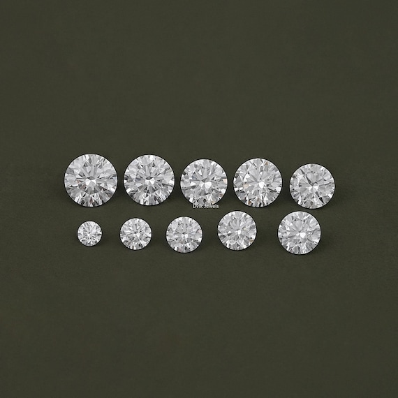 Round Cut Lab Grown Diamond, IGI Certified Diamond, CVD Loose Diamond, 1.00 To 5.00 Carat Lab Diamond, Round Diamond For Solitaire Ring