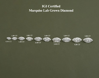 Marquise Cut Lab Loose Diamond For Wedding, IGI Certified Diamond, Conflict Free Diamond For Women, Lab Grown Diamond For Solitaire Ring