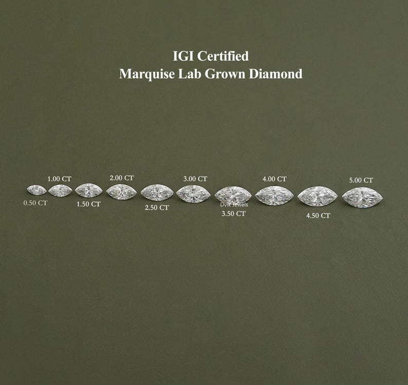 Marquise Cut Lab Loose Diamond For Wedding, IGI Certified Diamond, Conflict Free Diamond For Women, Lab Grown Diamond For Solitaire Ring