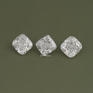 11.00 To 15.00 CT Square Cushion Cut Lab Grown Diamond, Handcrafted Diamond For Custom Jewelry, Eco Friendly IGI Certified Loose Diamond