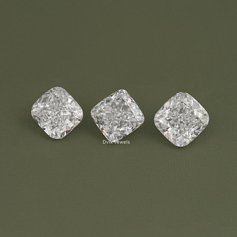 11.00 To 15.00 CT Square Cushion Cut Lab Grown Diamond, Handcrafted Diamond For Custom Jewelry, Eco Friendly IGI Certified Loose Diamond
