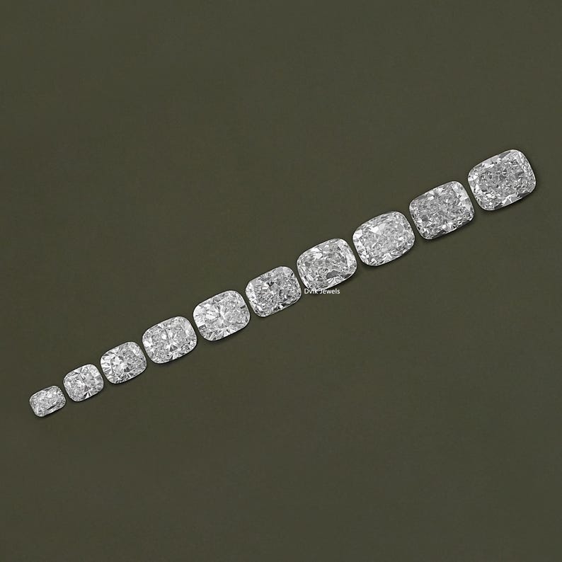 Eco Friendly Elongated Cushion Loose Diamond, Lab Grown Diamond Jewelry For Custom Gift, CVD Diamond Wedding Ring For Personalized Gift
