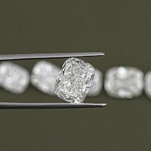 Eco Friendly Elongated Cushion Loose Diamond, Lab Grown Diamond Jewelry For Custom Gift, CVD Diamond Wedding Ring For Personalized Gift
