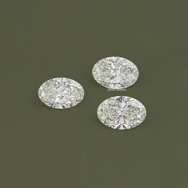 IGI Certified Oval Cut Lab Grown Diamond, EF-VS Clarity Solitaire Diamond, Loose Diamond For Jewelry Making, Loose Diamond For Custom Ring