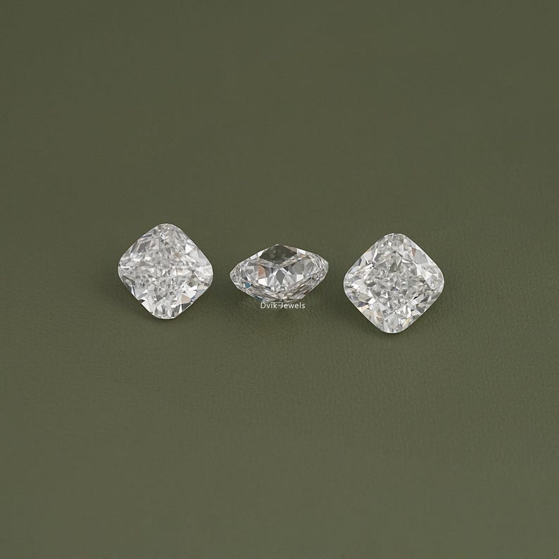 11.00 To 15.00 CT Square Cushion Cut Lab Grown Diamond, Handcrafted Diamond For Custom Jewelry, Eco Friendly IGI Certified Loose Diamond