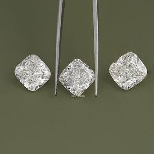 11.00 To 15.00 CT Square Cushion Cut Lab Grown Diamond, Handcrafted Diamond For Custom Jewelry, Eco Friendly IGI Certified Loose Diamond