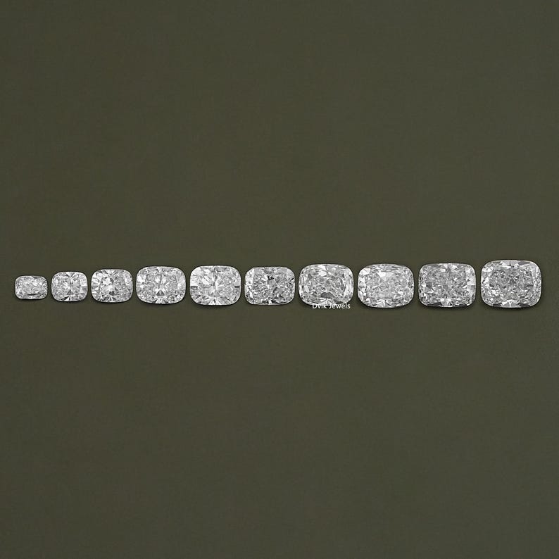 Eco Friendly Elongated Cushion Loose Diamond, Lab Grown Diamond Jewelry For Custom Gift, CVD Diamond Wedding Ring For Personalized Gift