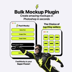 FastMocky Photoshop-plug-in: bulkmodelgenerator, Smart Object PSD (premiumlicentie)