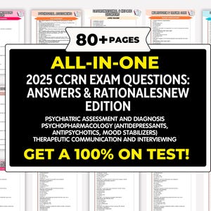 400 CCRN Exam Questions: Answers & Rationales 2025