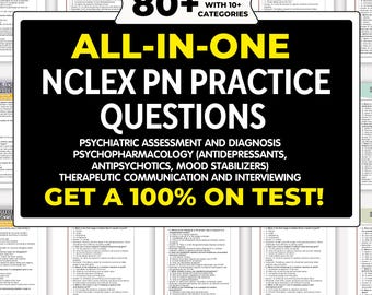 Preguntas de práctica del NCLEX-PN 2025/320 con fundamento