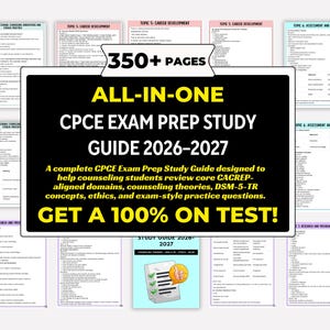 CPCE Exam Prep Study Guide 2026–2027