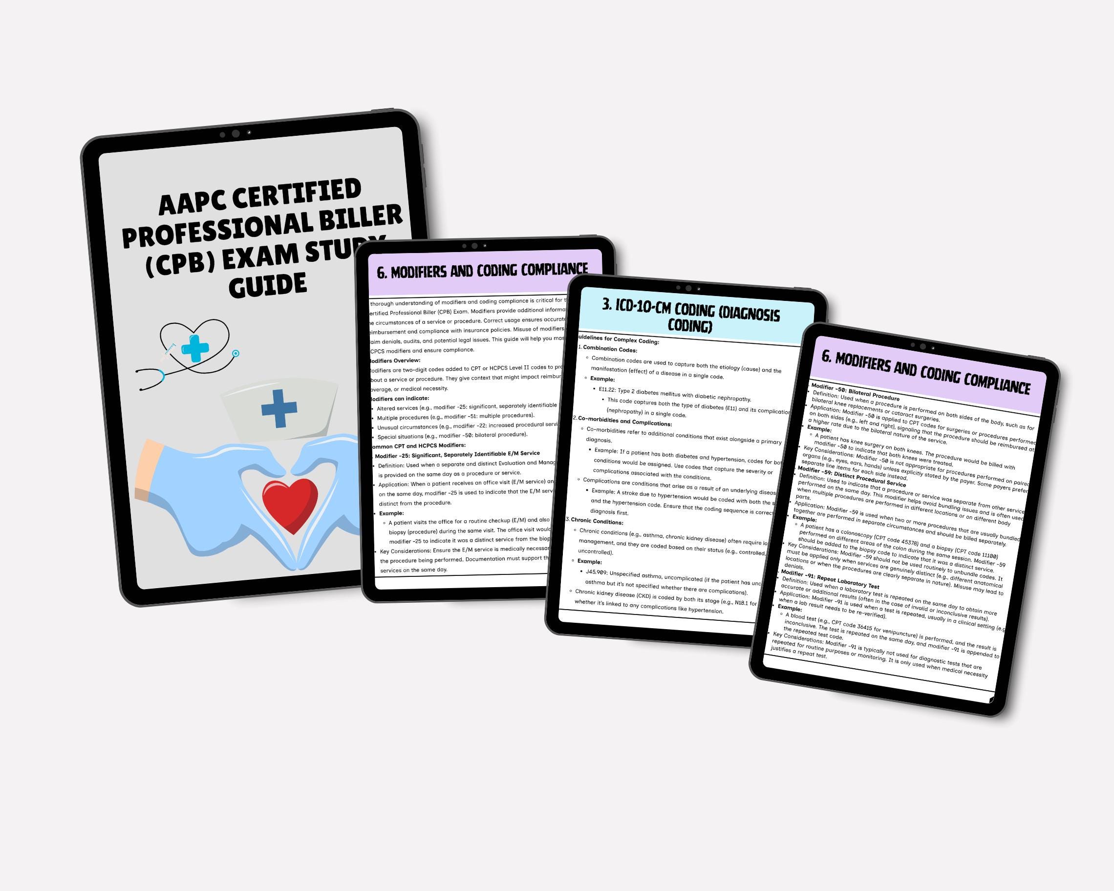 AAPC Certified Professional Biller (CPB) Exam Test Prep: Study Guide ...