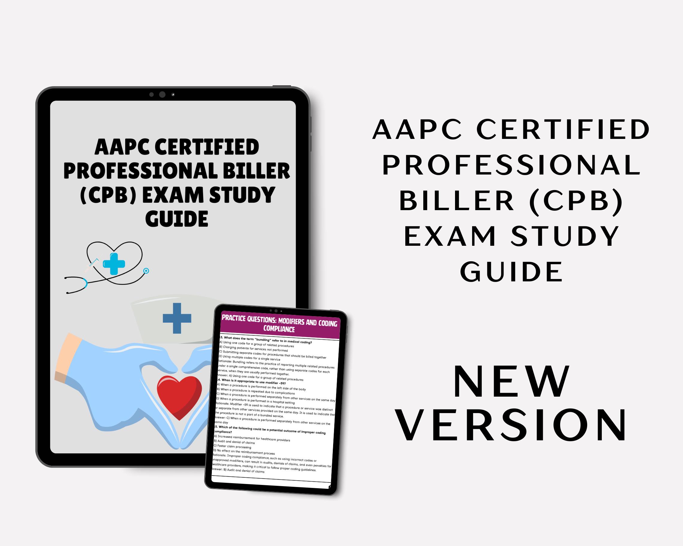 AAPC Certified Professional Biller (CPB) Exam Test Prep: Study Guide ...