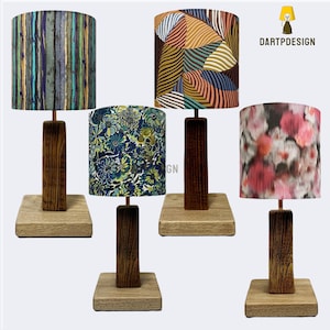 Wood Table Lamp,Bedside Lamp,Wooden Lamp,Table Lamp DISTORTION,Wood Base Lamp,Decorative Lamp,Wood Lamp,Home Decor,Wooden table lamp, gift