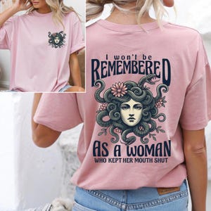 Women&#39;s Rights Shirt | Back Print Tee | Feminist Statement Shirt | Empowering Activist Tee | Bold Activism Tee