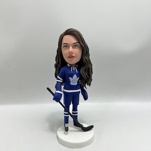 Hockeyspieler-Bobblehead-Puppe, kundenspezifischer Hockey-Bobblehead, personalisierter Bobblehead-Hockey, einzigartige Geschenke für Hockey-Liebhaber, einzigartige Geschenke Weihnachten