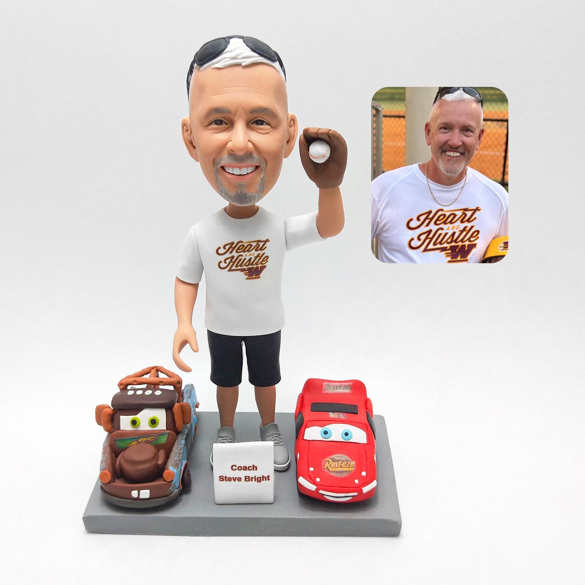 Streifenhörnchen Bobblehead Figur - Wackelkopf Fürs Auto Armaturenbrett