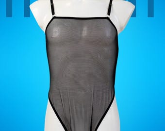 Body sexy en résille pour homme, body résille noir pour homme, lingerie pour homme, lingerie gay, justaucorps body pour homme, sous-vêtements transparents pour homme, vêtements gay