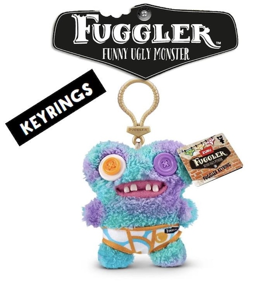 Fuggler Gaptooth Mcgoo Keychain Monster Keyring Keychain With