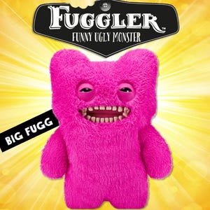Fuggler Bigg Fugg Mr Buttons Soft Toy - 45cm Brand New!