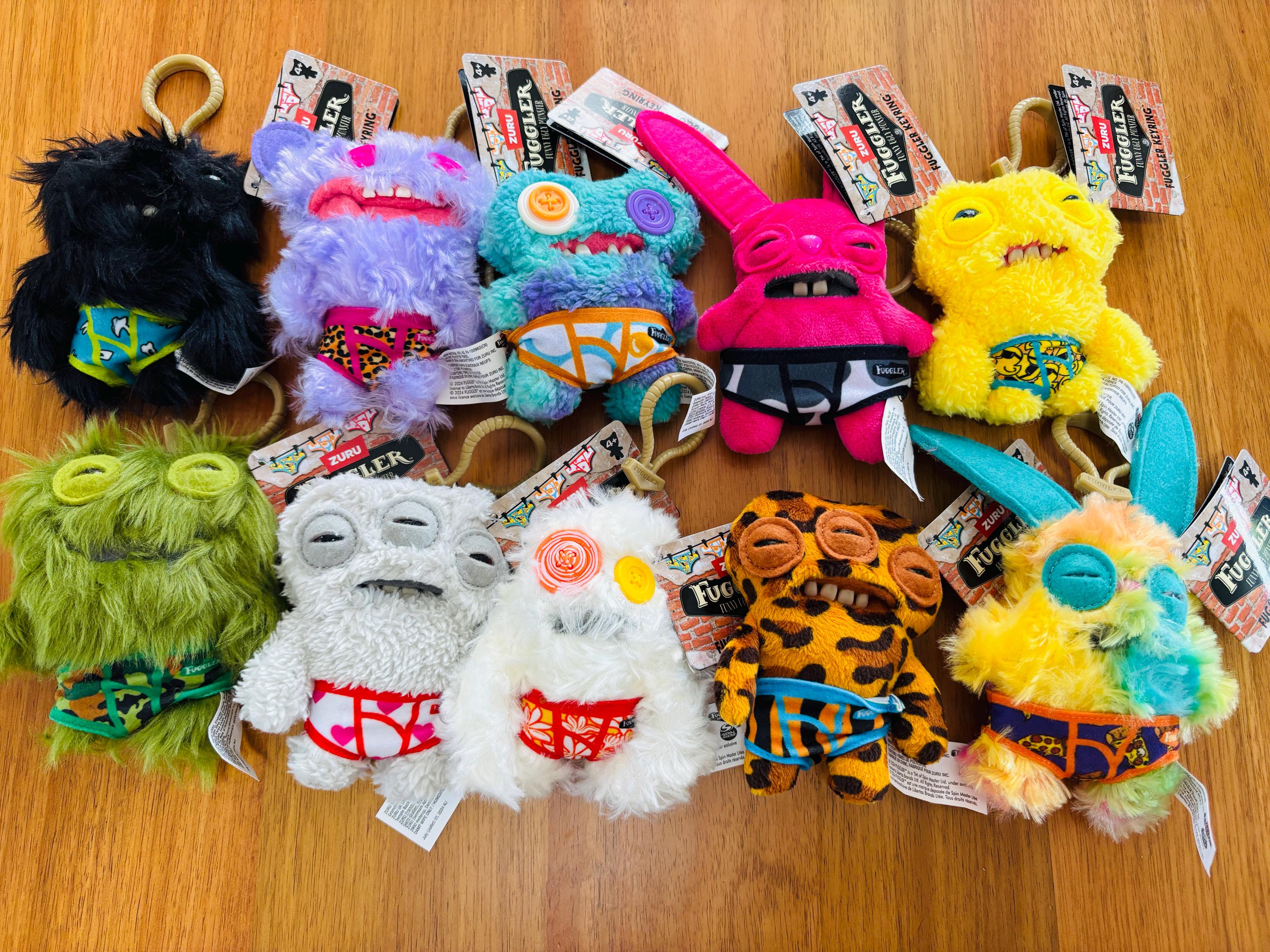 fuggler keyring ファグラー ぬいぐるみ レインボー 9点セット Fugler