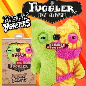 Fuggler Misfit Monsters Munch Tooth Soft Toy Brand New - Genuine