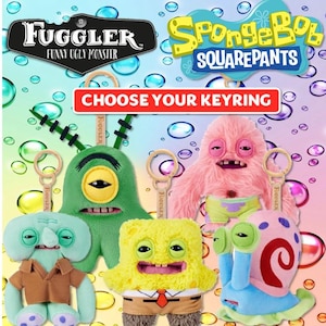 Sleutelhangercollectie Spongebob Fuggler 2025 - Kies je sleutelhanger
