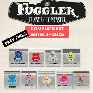 COMPLETE set of 9 x Baby Fuggs - SERIES 3 - 2025 - Fugglers  - Brand NEW Official Product
