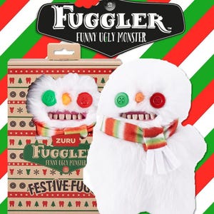 FESTIVE FUGGS 2025 - ¡Muñeco de nieve Fuggler! ¡Nuevo! ¡Auténtico!