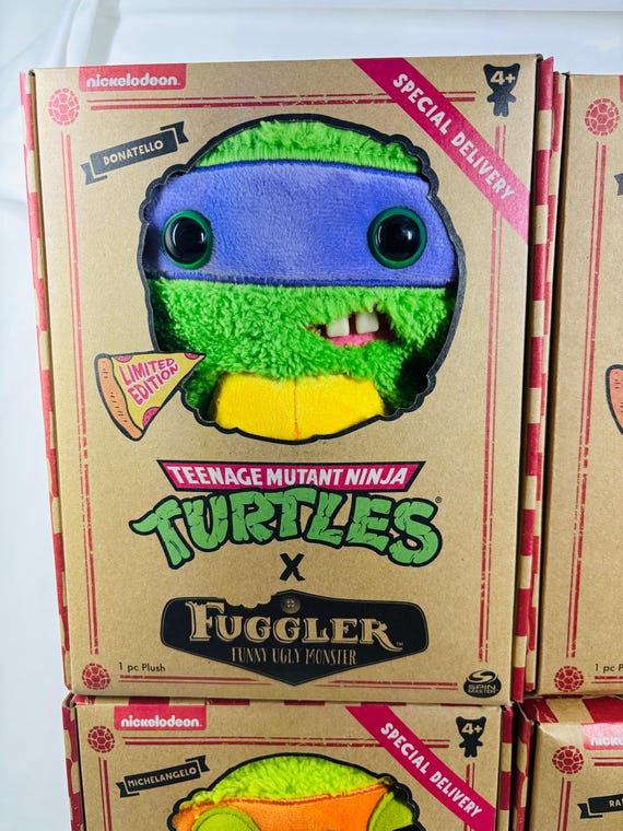 TMNT Fugglers - Full Set of 4 - Complete Set of Ninja Turtle TMNT Fugglers - Full Set of 4 - Complete Set of Ninja Turtle