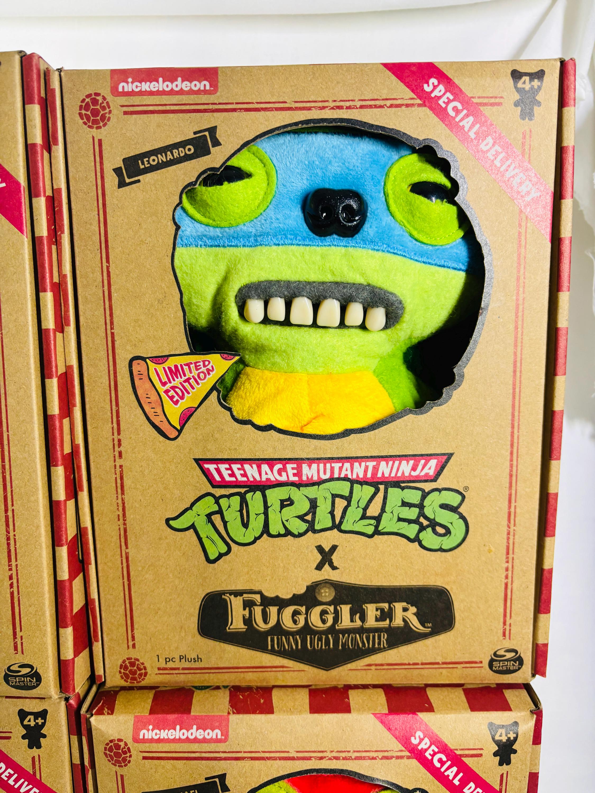 TMNT Fugglers - Full Set of 4 - Complete Set of Ninja Turtle TMNT Fugglers - Full Set of 4 - Complete Set of Ninja Turtle