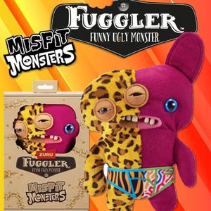 Fuggler Misfit Monsters Annoyed-O Soft Toy Brand New - Genuine