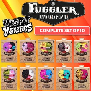 Complete set of 10 Mistfit Monsters Fugglers - Brand new 2025 Genuine