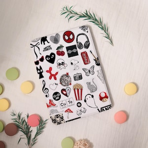 Trend Elements Kindle Case,PaperWhite 6.8&#39;&#39; 5/7/8/10th Cover,Clear Back Sleeve,Colorsoft KPW6 Gen11 2019/2024,Personalized Gift for Her